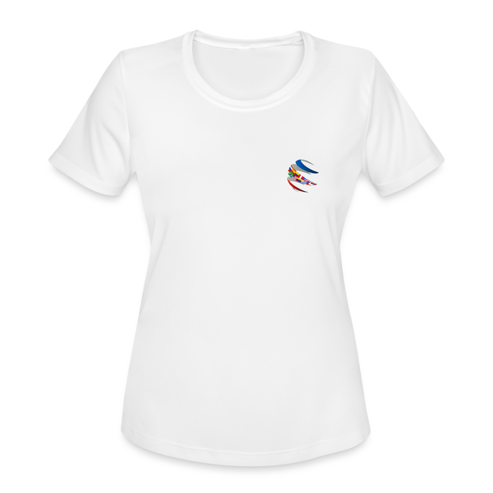 White Sports Performance T-Shirt for Women | Chaplain - white